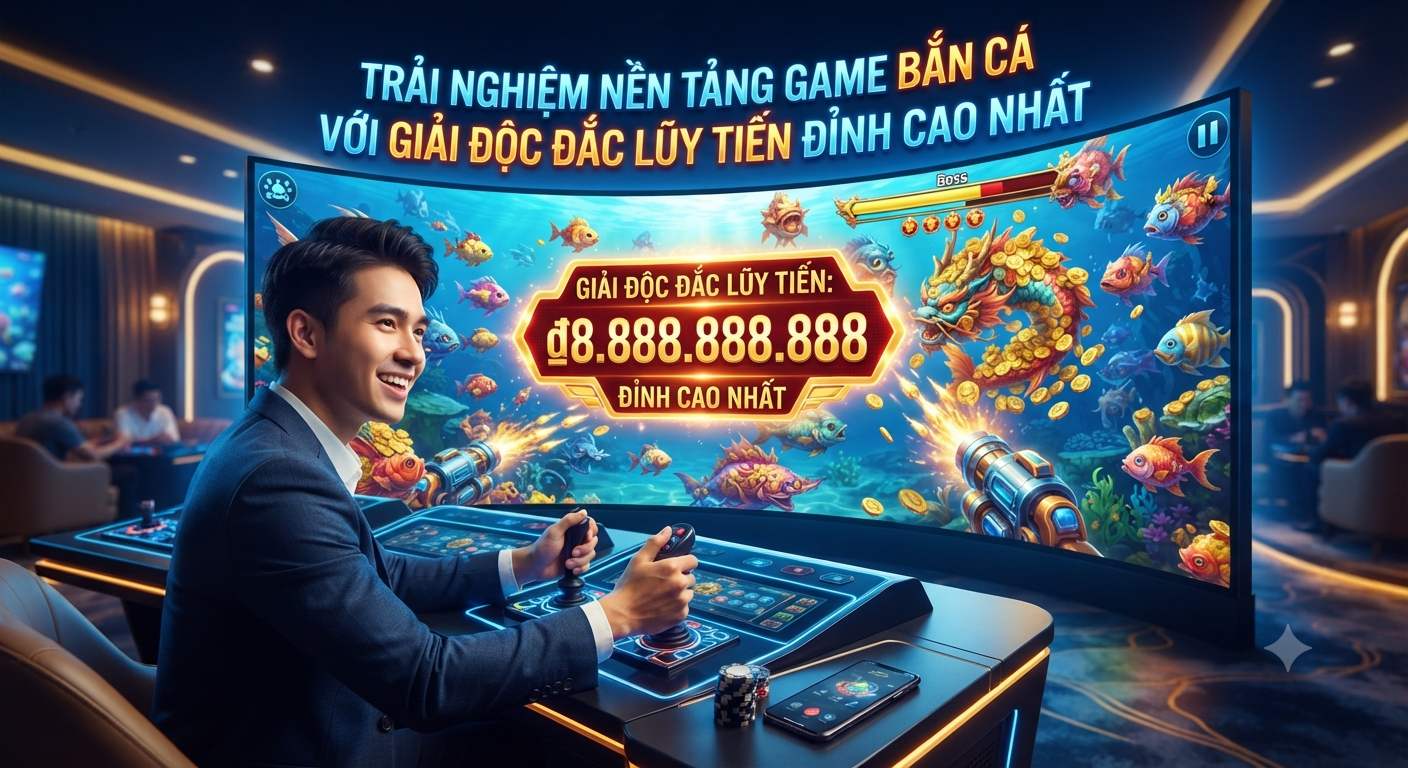 nền tảng game bắn cá với giải độc đắc lũy tiến