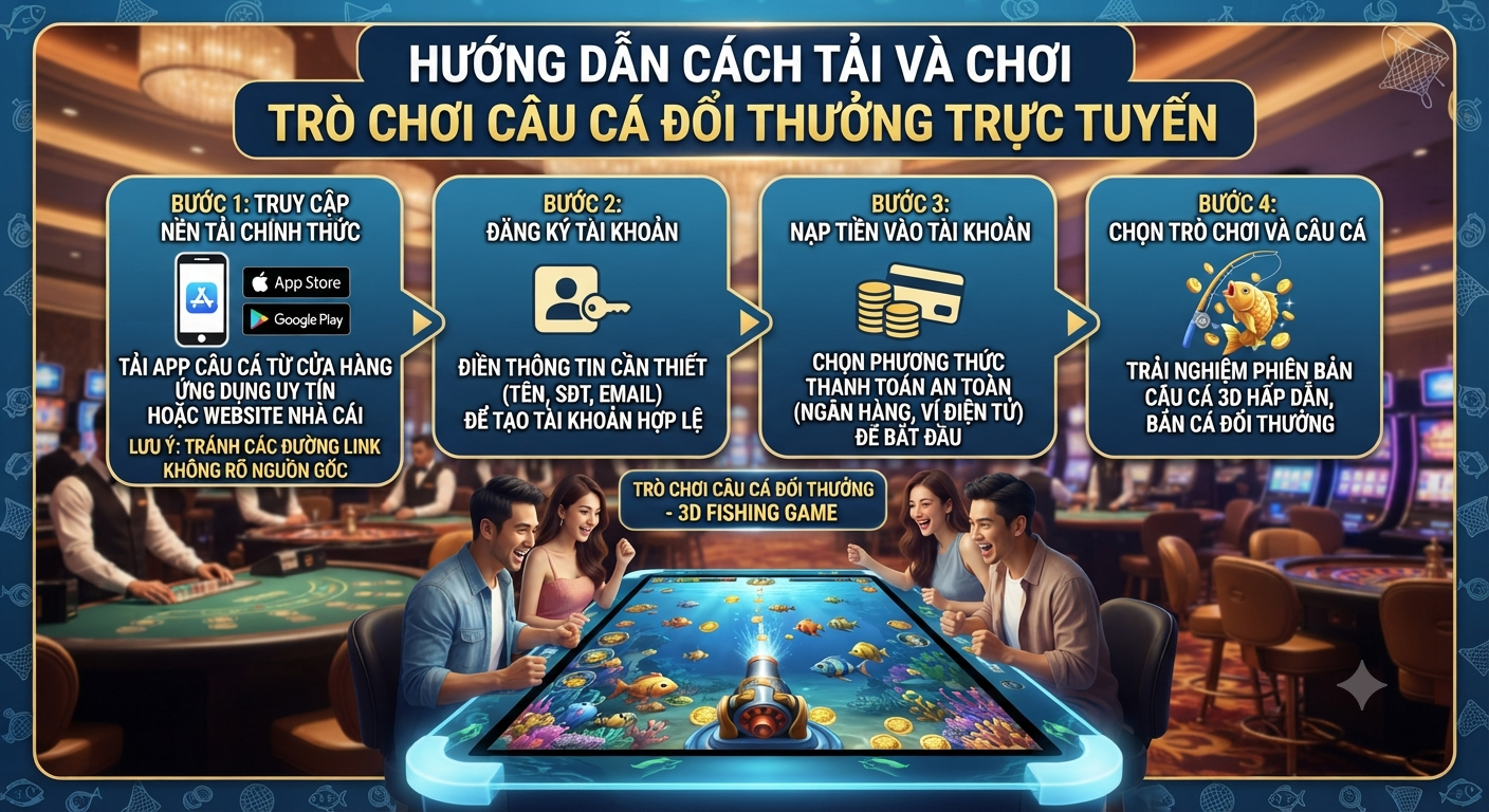 cách tải trò chơi câu cá